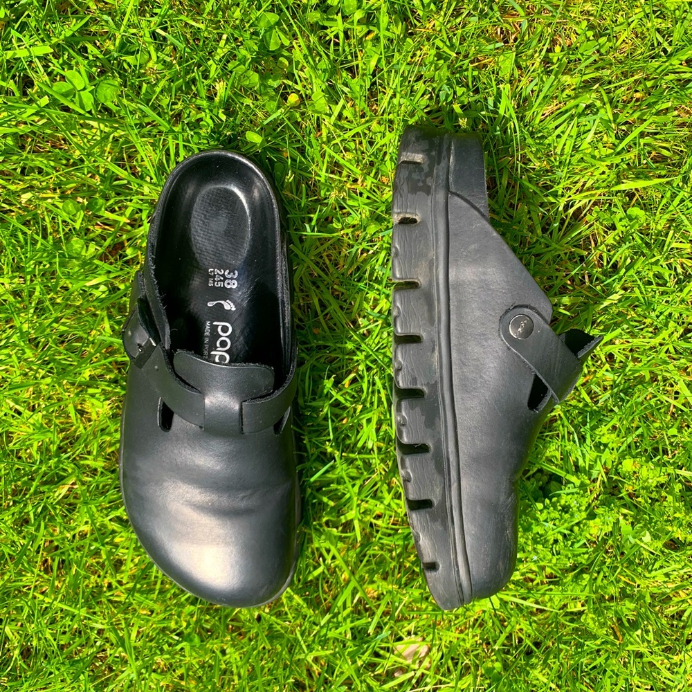 Boston Chunky- Black- Birkenstocks- size 38